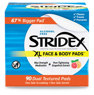 Stridex XL Face and Body Pads
